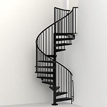  Modern wrought iron spiral staircase design for Indoor/outdoor 