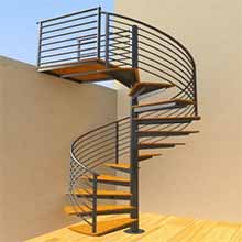Modern style Glass spiral staircase customized spiral staircase price 