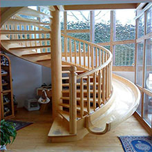 Used spiral staircase with modern design