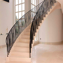 Granite/marble stairs tread spiral design curved staircase - 副本