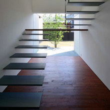 Used Metal L Shaped Floating Stairs