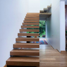 Floating staircase with low cost staircase design