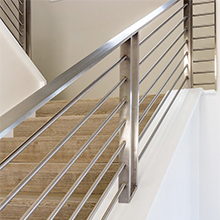  Clear crystal staircase railing handrail with Stair Railing rod, Acrylic Stair Column Railing