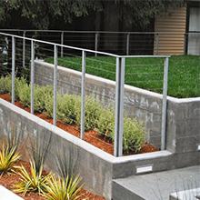 Cable deck rails wire railing systems for decks stainless steel front railing prices