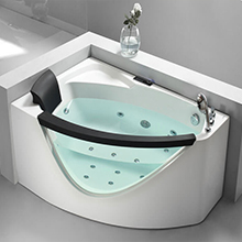 Rectangle indoor acrylic freestanding bathtub