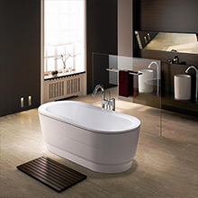  Hotel Design High Quality Bathtub Modern Seamless White Bathtub