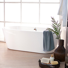  Stone Freestanding Bathtub Solid Surface Bathtub 