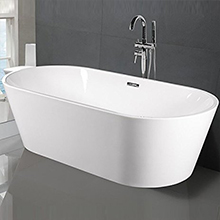 Acrylic Bathtub with Matt&Glossy Surface