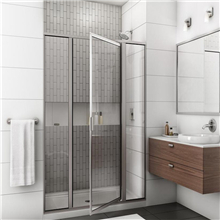 Modern Design Diamond Shape Shower Room Bathroom Shower Door 