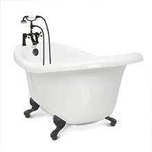 Freestanging Bathtub Hot Massage SPA 1 Person Massage Bathtub