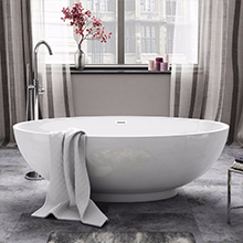 Unique Design Small Oval Hotel Freestanding Used Bathtub