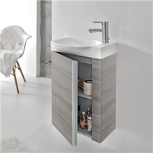 Morden MFC Wall Hung Bathroom Vanity With Cabinet,Basin and Mirror