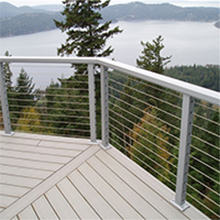 Wire cable railing / wire deck railing systems