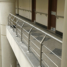 Temperature Resistance stainless steel balcony rod railing , stair handrail , wrought iron stair railing