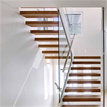 Modern design straight staircase for home