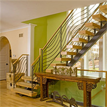 Modern design straight staircase for home