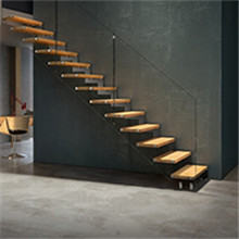 Modern design straight staircase for home