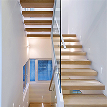 PRIMA floating wood stairs components used metal stairs price 