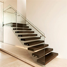 Modern Floating staircase Solid wood floating stair Indoor