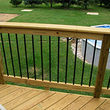 Outdoor Metal Stair Railing