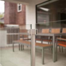 Australian standard customized baluster glass railing 