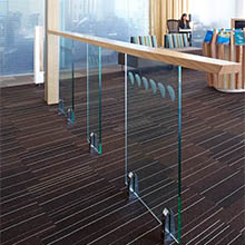 304 316 square pool fence clamp spigot glass railing 