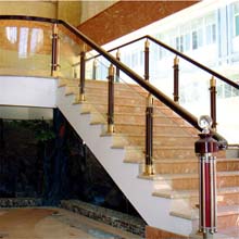 Prima affordable price glass railing terrace baluster railing