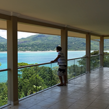 Seychelles U Channel Glass Railing