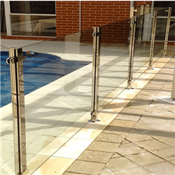 Stainless steel glass post railing-A02