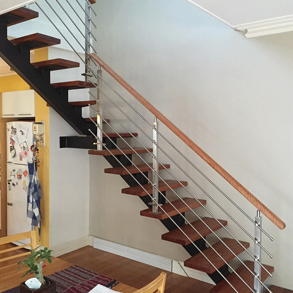 J  wire cable railing stair plate beam staircase