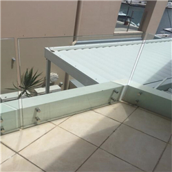 Stainless Steel Adjustable Solid Frameless Glass Railing Standoff-A