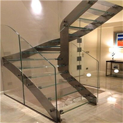 Outdoor Balcony Railing Designs Frameless Tempered Glass Balustrade-A