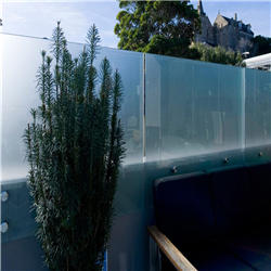 Prima customized design standoff glass frameless tempered glass railing-A