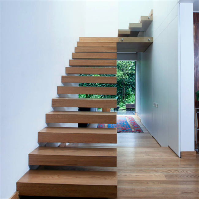 J-floating stair / Glass Staircase / Build Floating Staircase 