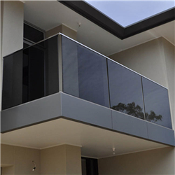 Hot Sale Aluminum U Channel Base Frameless Glass Railing For Indoor-A