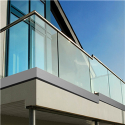 China manufacturer U channel glass railing use for 10mm 12mm tempered glass use for staircase/balcony-A