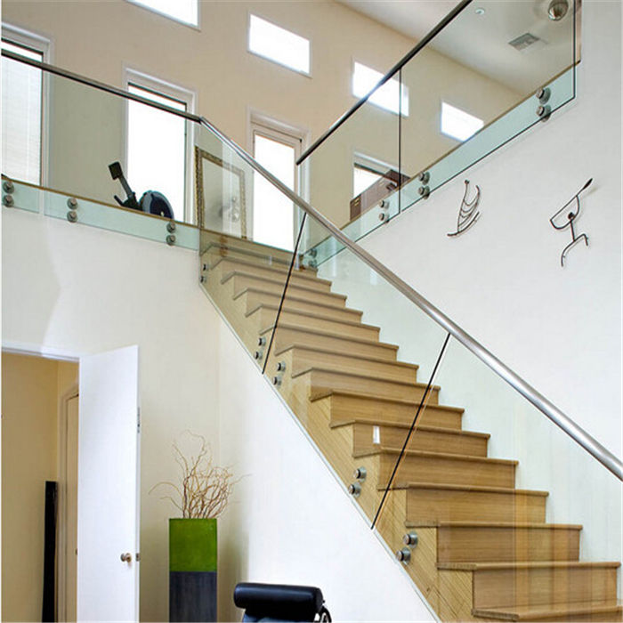 S-Frameless stainless steel standoff glass railing at low price