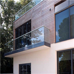 China Stainless Steel Balustrade Glass Railing Aluminum U Channel Handrail-A