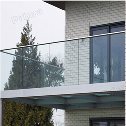 Steel Terrace Railing Design Balcony Railing Design Modern U channel Glass Fence-A