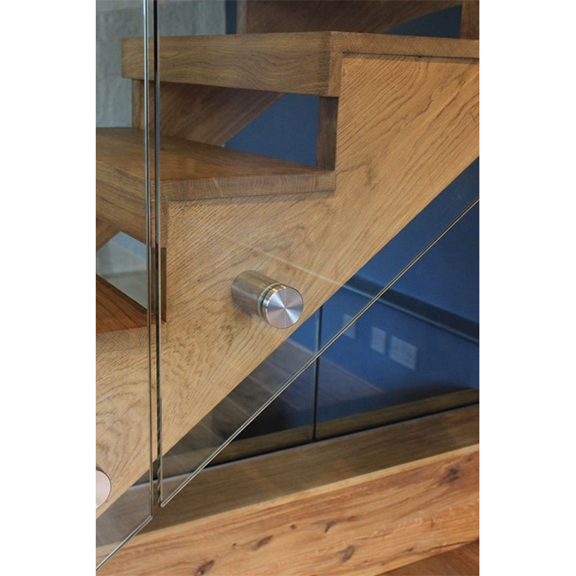 S-Top Rail Standoff Glass Panels 12mm Glass railing