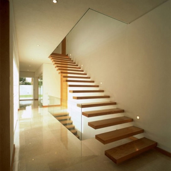 J-Luxury Floating Stairs Straight Staircase