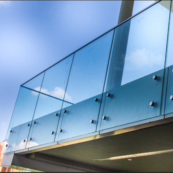 S-China supplier stainless steel wall mount glass standoff railing