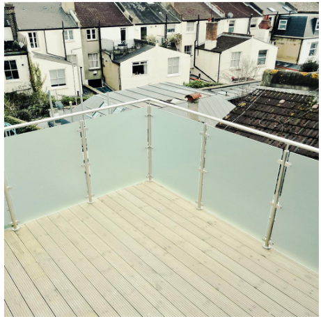 S-Luxury balustrade posts stainless steel post glass railing