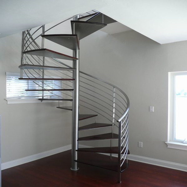 J-hot sales spiral staircase/stainless steel spiral wood stairs