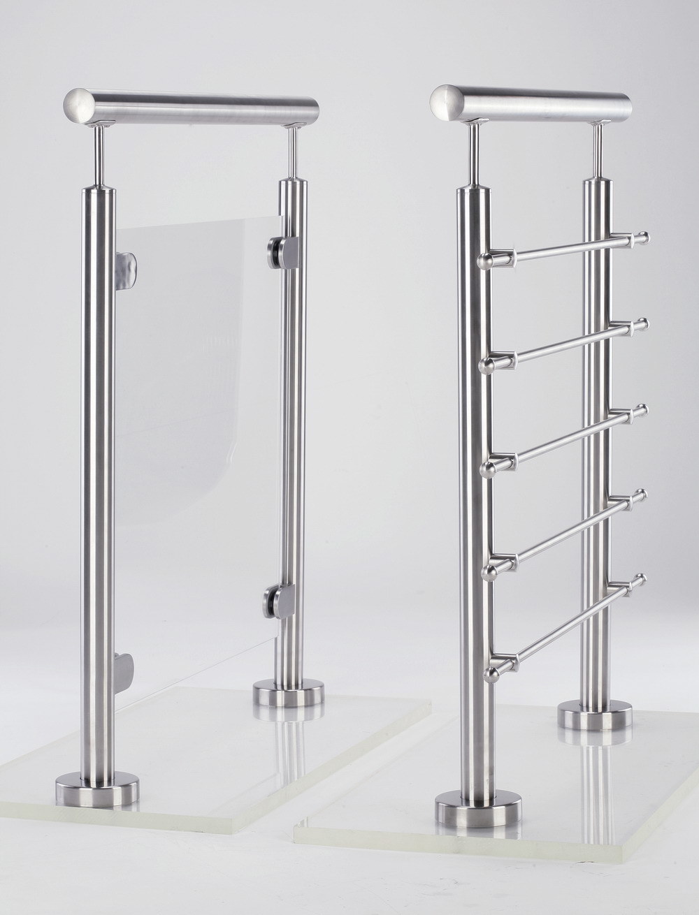 S-New design hot selling glass railing dwg design