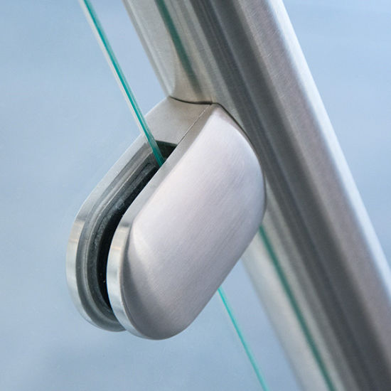 S- Indoor Metal Glass Balusters Interior Glass Railing Aluminium Post Railing