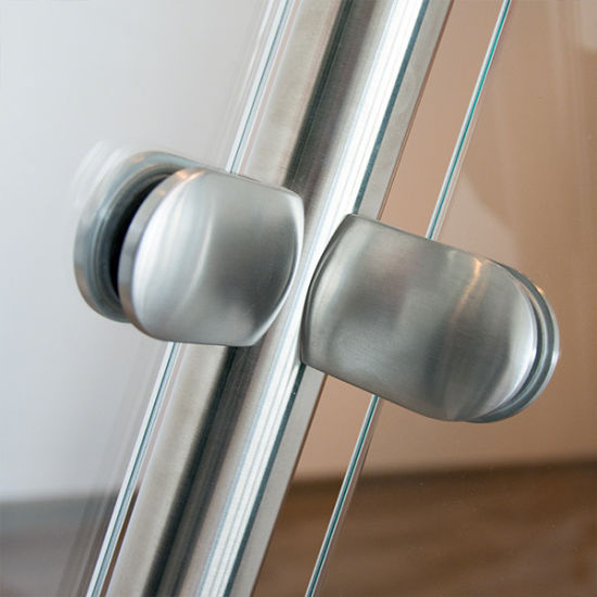S-Balcony railing designs with stainless steel post glass