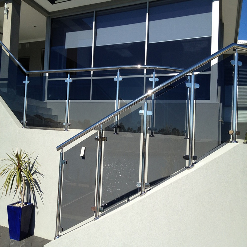 S-12mm glass railing support/metal fence posts /frameless glass spigots