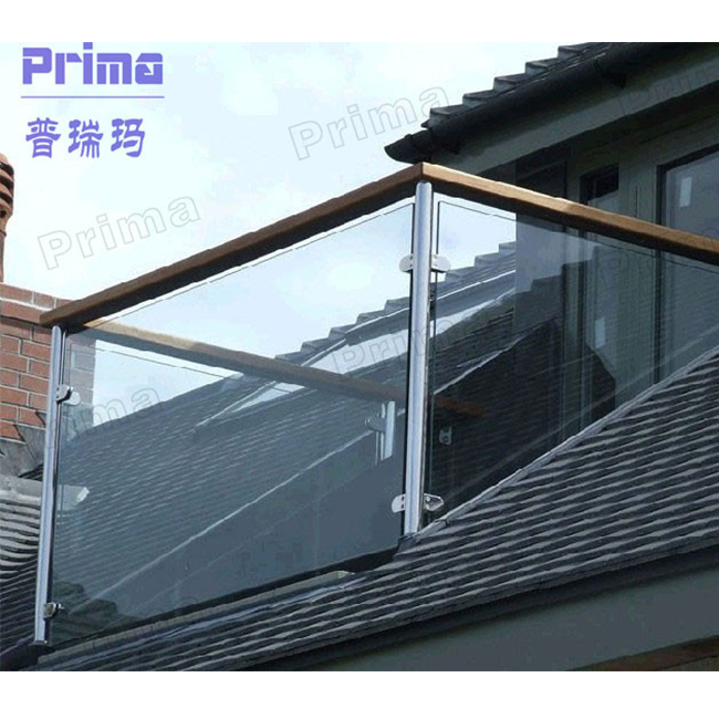 S-Floor Mount Stainless Steel Glass Railing Post Terrace Railing Designs