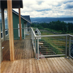 Hot selling stainless steel wire cable balcony railing design-A